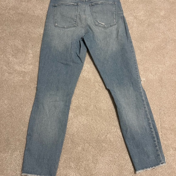 Abercrombie & Fitch Light Blue Distressed Skinny Jeans - Picture 4 of 4